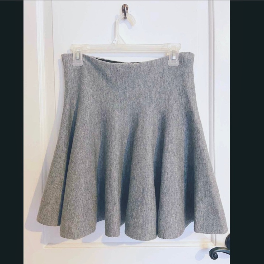 ASOS Grey Knit Flounce Skirt size 10